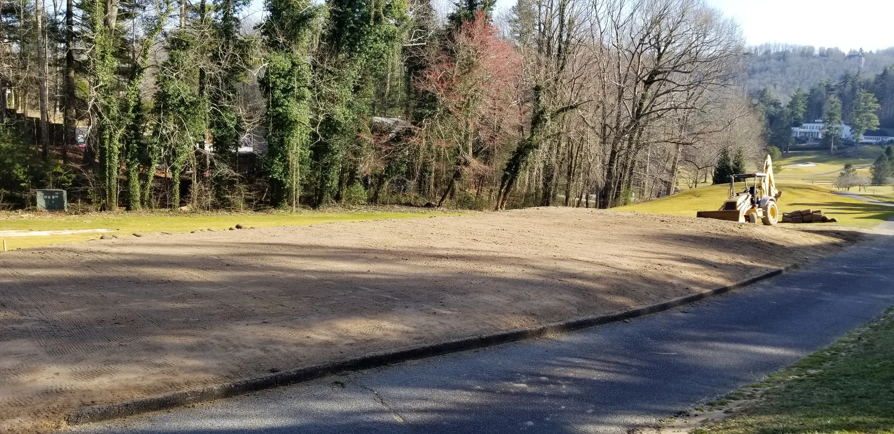 Prepared tee surface